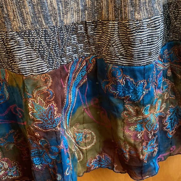 Beautiful Lee Anderson Jacket and Skirt with lace & beaded accents Size Large - Picture 4 of 15